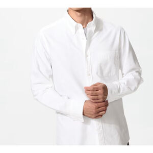 uniqlo dress shirt Uniqlo Soft Twill Stand Collar Long Sleeve Shirt – Prisma Clothing & Brands main image 0